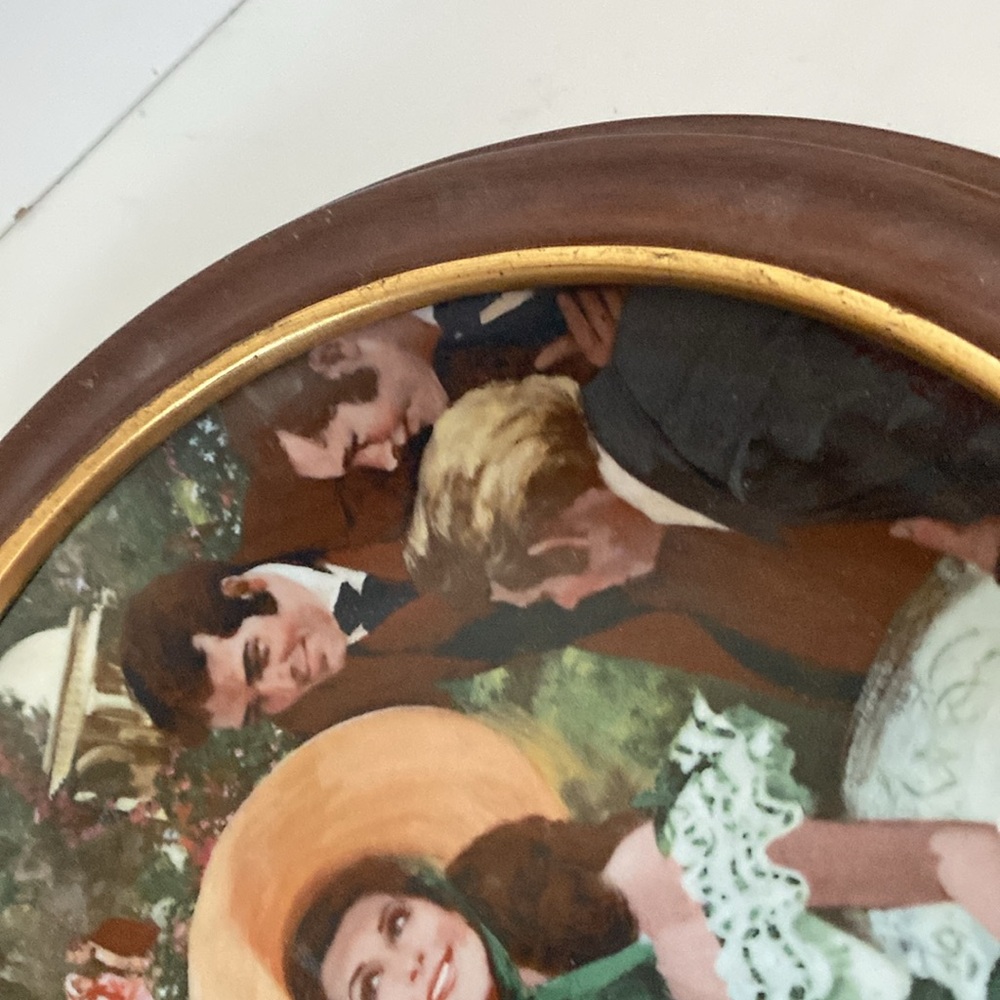 Scarlet And Her Suitors - Howard Rogers Collectible Plate Gone With The … - Picture 6 of 13